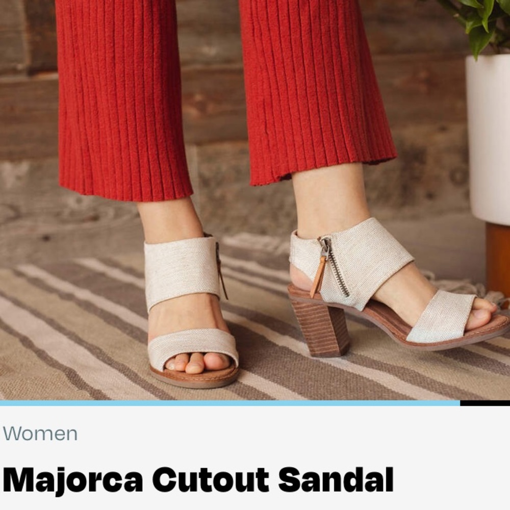 TOMS Majorca Cutout Sandal